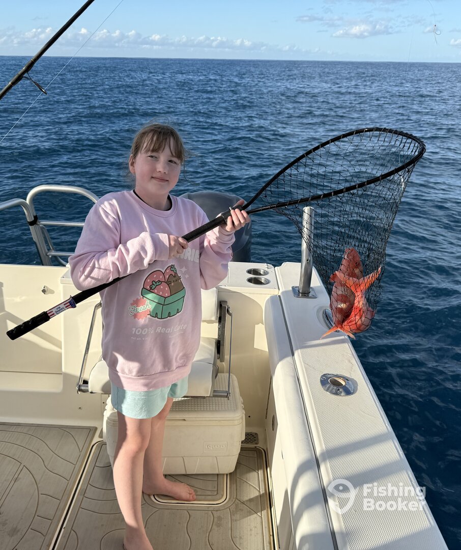 Caught and Released Beautiful Weke 'Ula: Goatfish off Ko Olina