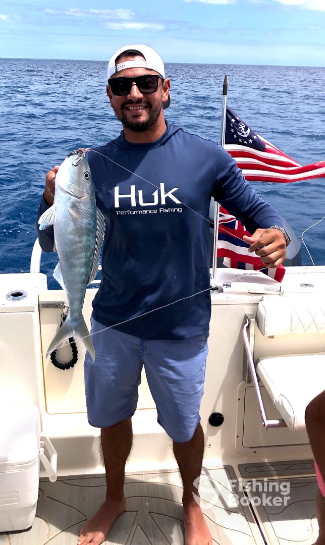 Drifts produce Uku! Gray Snapper off Ko Olina