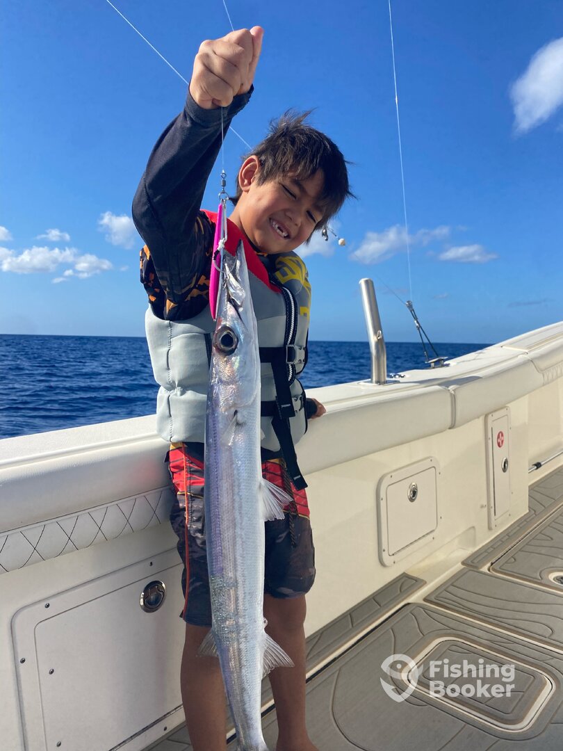 Deep Water Drops at 50 Fathoms! Barracuda off Ko Olina