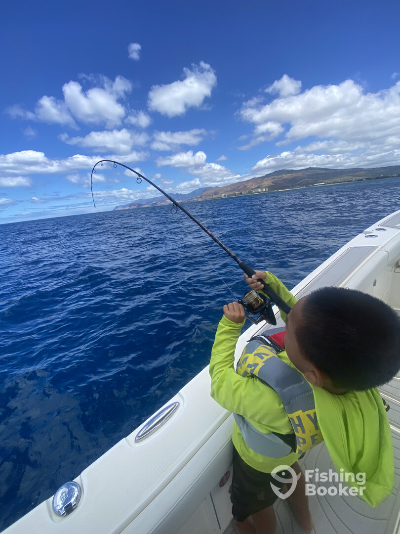 Trigger King! Non stop Trigger Fishing off Ko Olina